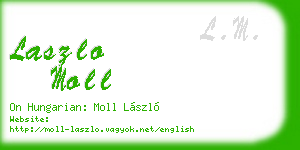 laszlo moll business card