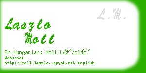 laszlo moll business card